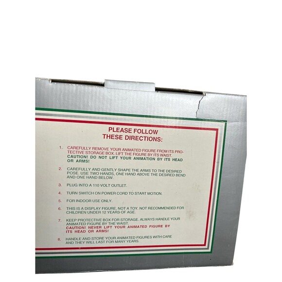 Vintage Rare Woolworth Animated Illuminated 24" Angel Motionette in Original Box - Picture 8 of 12